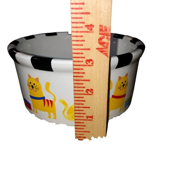 2008 Room Creative Whiskers Cat Bowl Used Stoneware - Picture 8 of 9